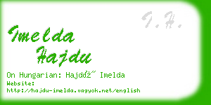 imelda hajdu business card